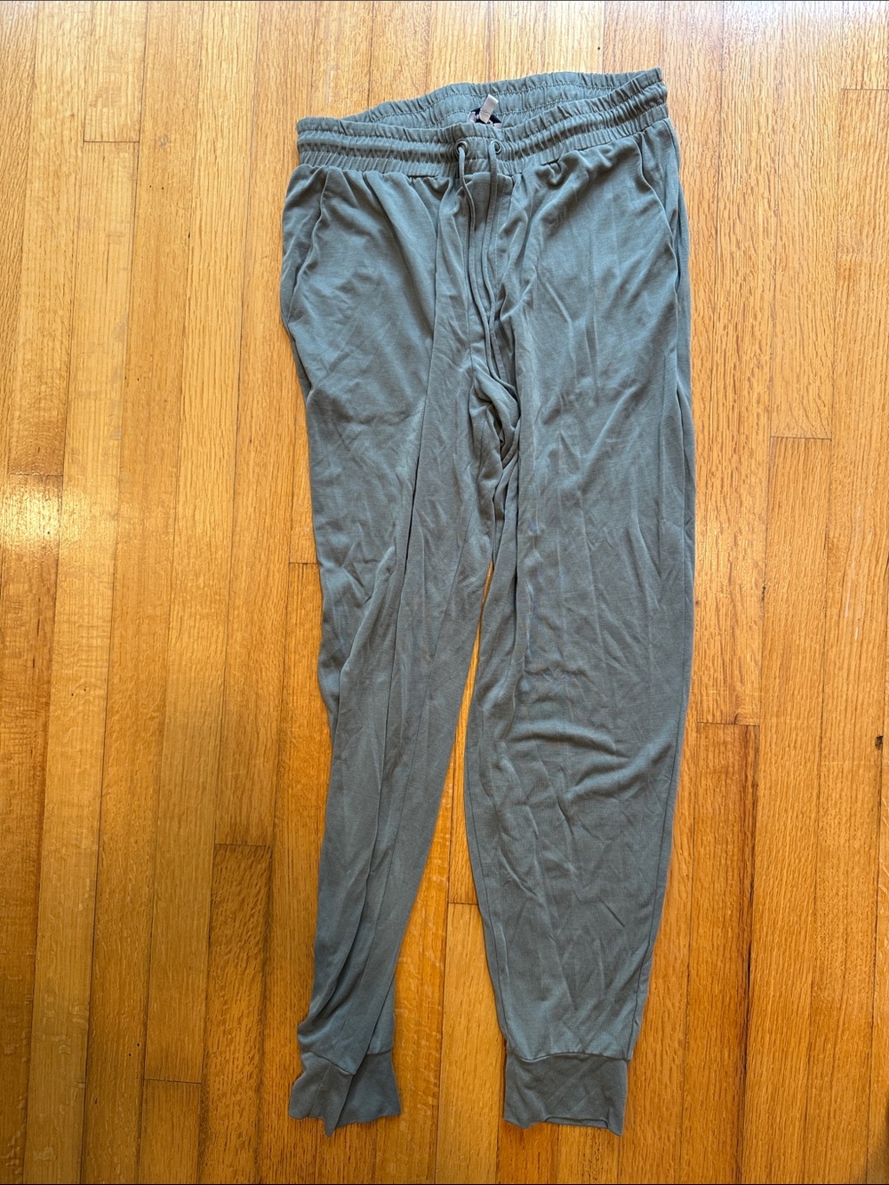 Splendid Olive Green Drawstring Joggers
